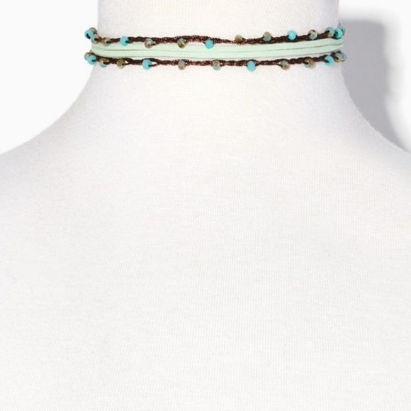 Clary Pebbled St. Patrick Day Necklace - Picture 2 of 3